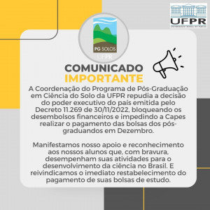 Comunicado Importante